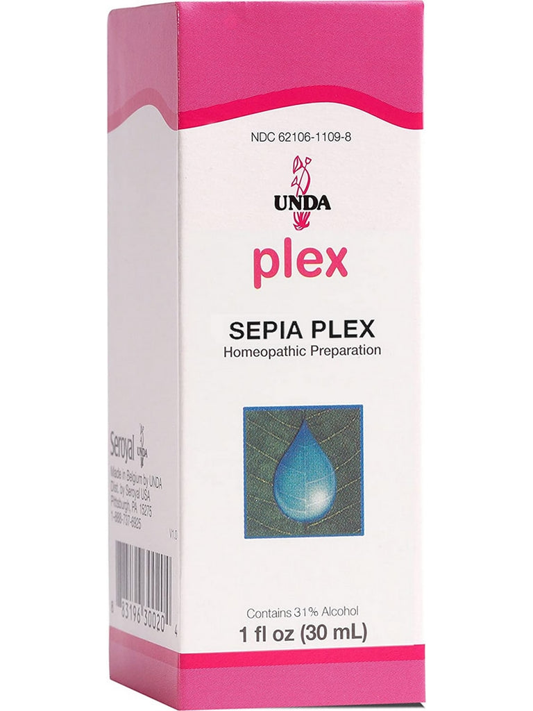 UNDA, Sepia Plex Homeopathic Preparation, 1 fl oz