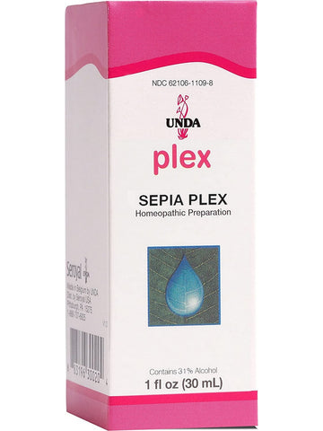 UNDA, Sepia Plex Homeopathic Preparation, 1 fl oz