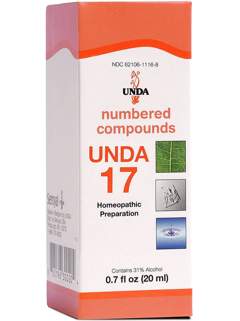 UNDA, UNDA 17 Homeopathic Preparation, 0.7 fl oz