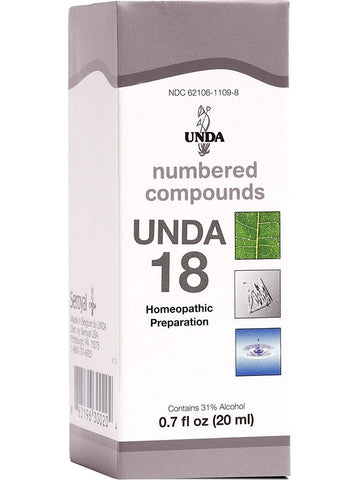 UNDA, UNDA 18 Homeopathic Preparation, 0.7 fl oz