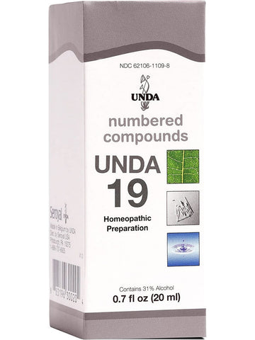 UNDA, UNDA 19 Homeopathic Preparation, 0.7 fl oz