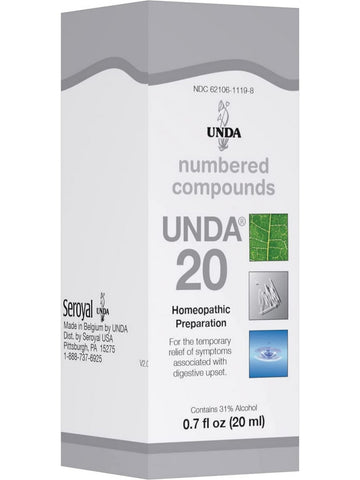 UNDA, UNDA 20 Homeopathic Preparation, 0.7 fl oz