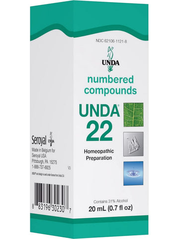 UNDA, UNDA 22 Homeopathic Preparation, 0.7 fl oz