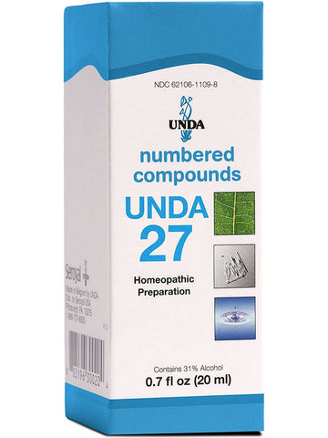 UNDA, UNDA 27 Homeopathic Preparation, 0.7 fl oz
