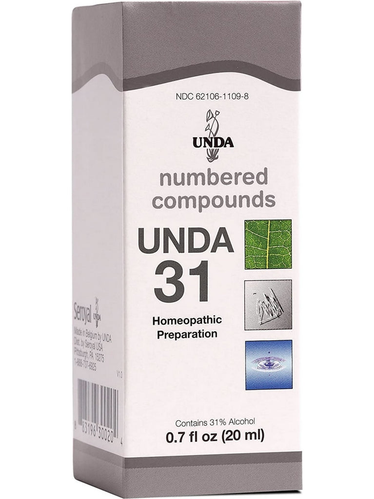 UNDA, UNDA 31 Homeopathic Preparation, 0.7 fl oz
