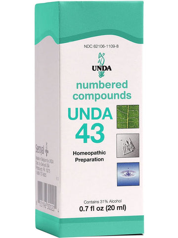 UNDA, Unda 43 Homeopathic Preparation, 0.7 fl oz