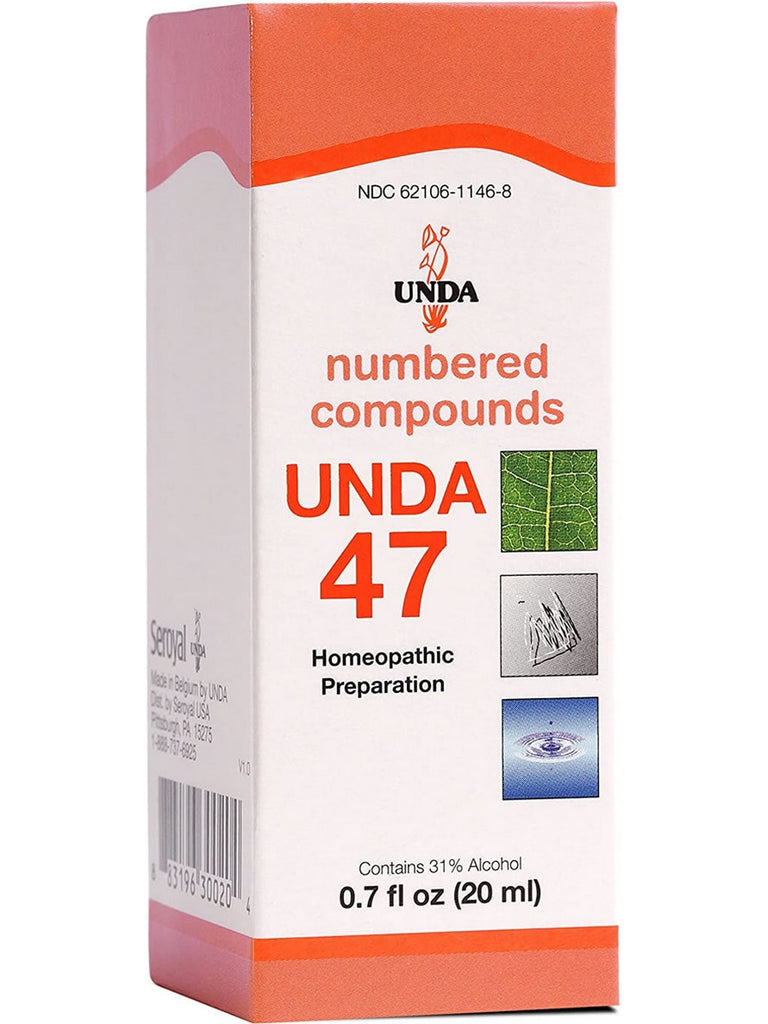 UNDA, UNDA 47 Homeopathic Preparation, 0.7 fl oz