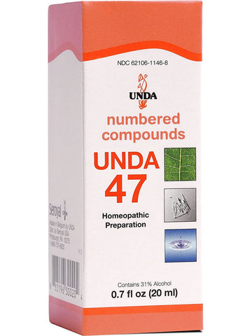 UNDA, UNDA 47 Homeopathic Preparation, 0.7 fl oz