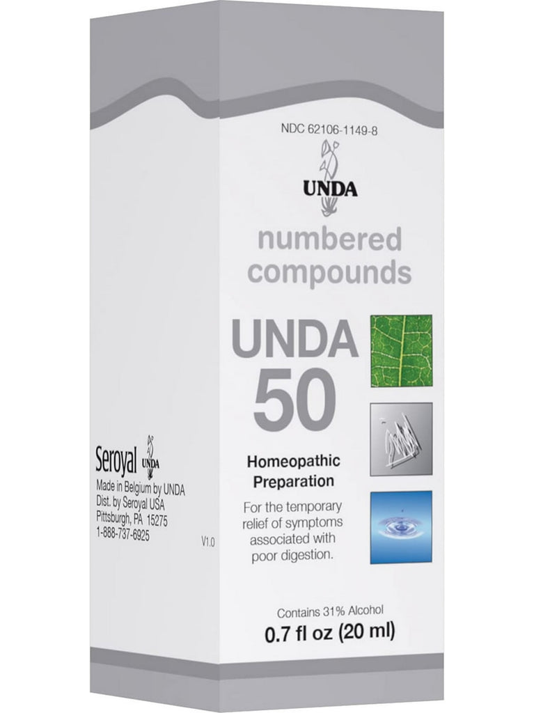 UNDA, UNDA 50 Homeopathic Preparation, 0.7 fl oz