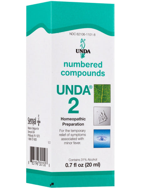 UNDA, UNDA 2 Homeopathic Preparation, 0.7 fl oz