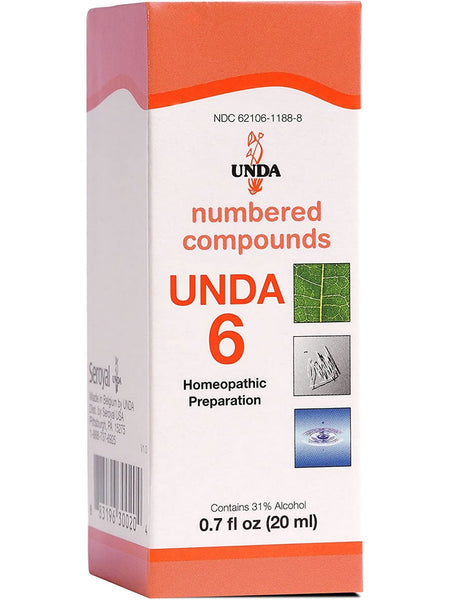 UNDA, UNDA 6 Homeopathic Preparation, 0.7 fl oz