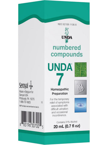 UNDA, UNDA 7 Homeopathic Preparation, 0.7 fl oz