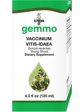 UNDA, gemmo Vaccinium Vitis-Idaea Dietary Supplement, 4.2 fl oz