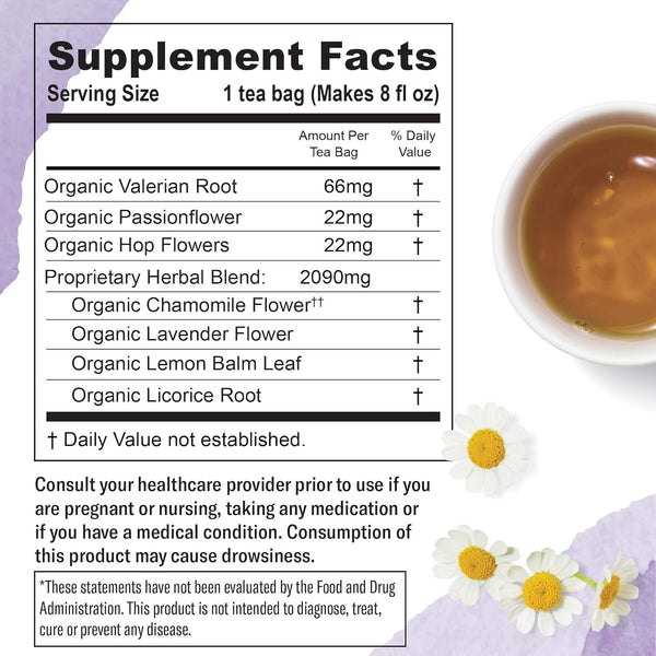 Numi, Sweet Slumber, 16 Non-GMO Tea Bags