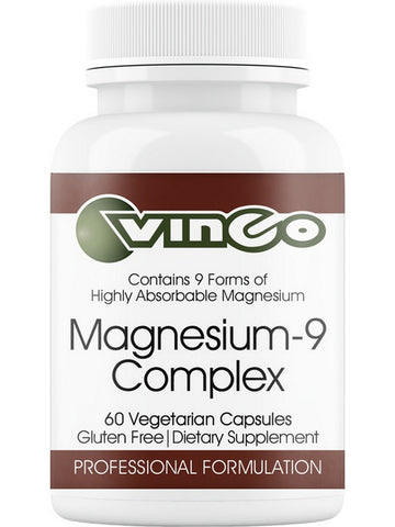 Vinco, Magnesium-9 Complex, 60 Vegetarian Capsules