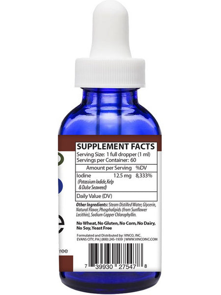 Vinco, Liposomal Iodine, Mint Flavor, 2 fl oz