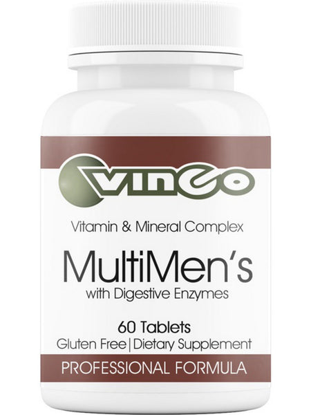Vinco, MultiMen's with Digestive Enzymes, 60 Tablets