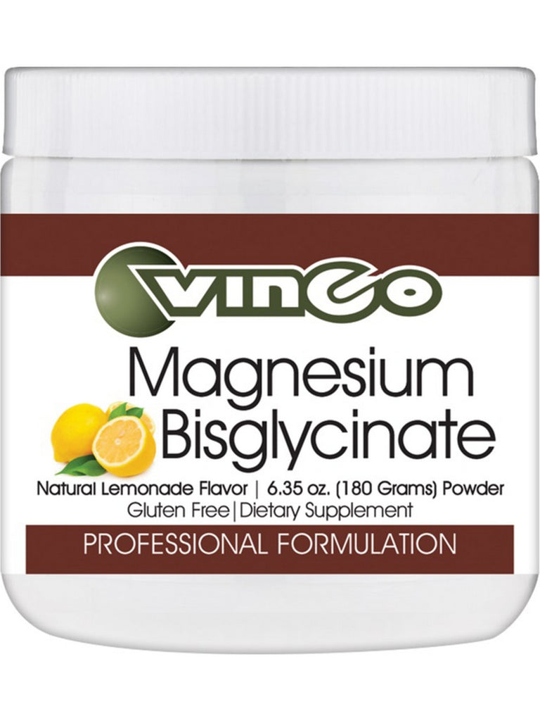 Vinco, Magnesium Bisglycinate, Natural Lemonade Flavor, 6.35 oz