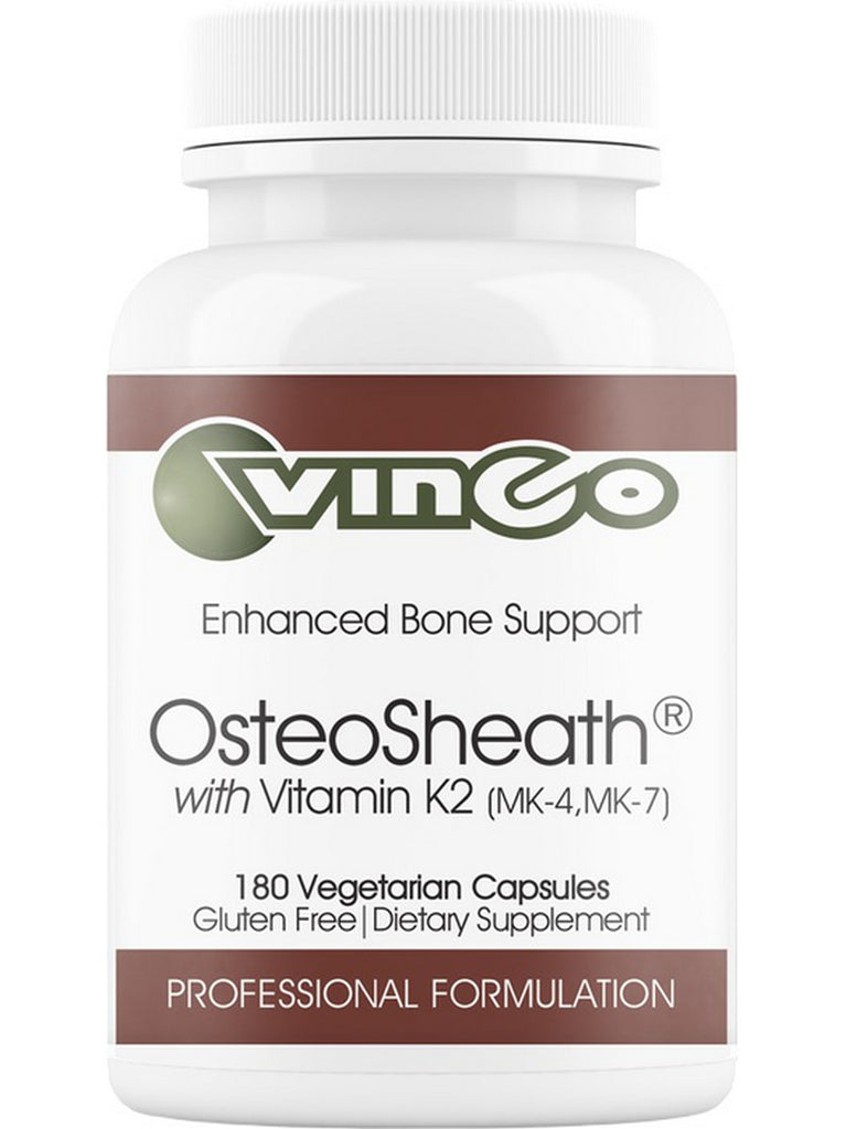 Vinco, OsteoSheath with Vitamin K2, 180 Vegetarian Capsules