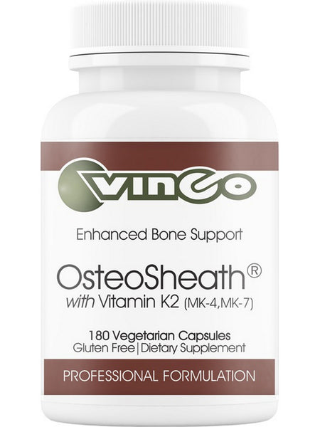 Vinco, OsteoSheath with Vitamin K2, 180 Vegetarian Capsules