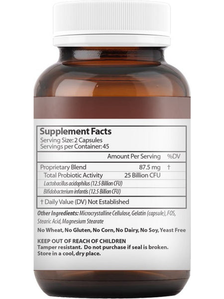 Vinco, ProBiotic, 25 Billion CFU with 3% Prebiotic FOS, 90 Capsules
