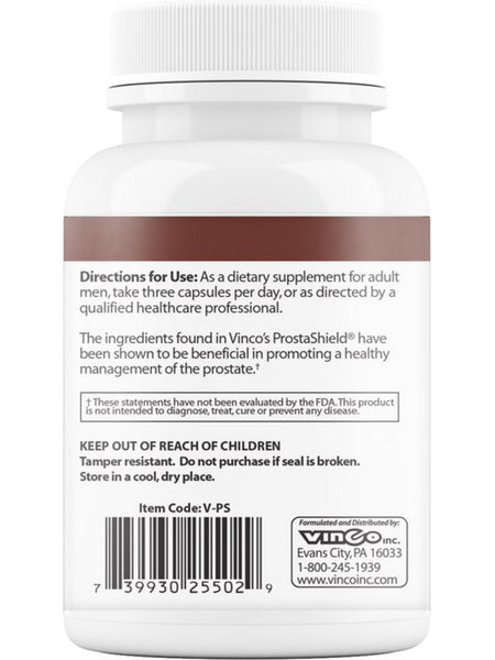 Vinco, ProstaShield, 90 Capsules