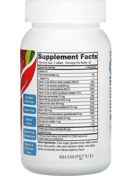 YumV's, Multi Vitamin for Teens, Raspberry, 60 Jellies