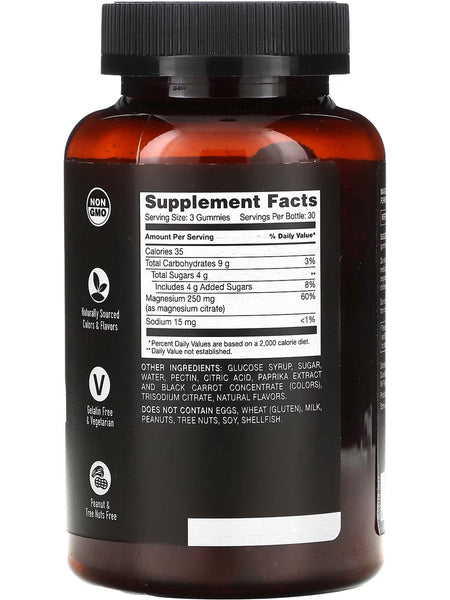 YumV's, Strong Earth Gummies, Magnesium Citrate, Raspberry and Peach, 90 Gummies