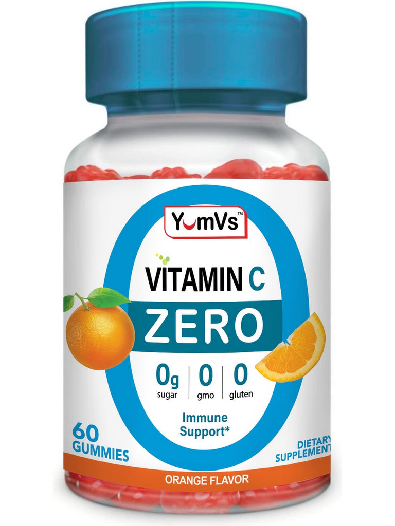 YumV's, Vitamin C Zero, Orange, 60 Gummies