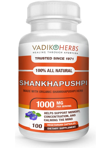 Shank Pushpi, 100 ct, Vadik Herbs