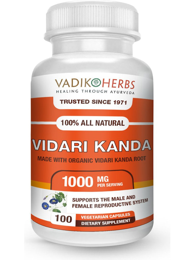 Vidari Kanda, 100 ct, Vadik Herbs