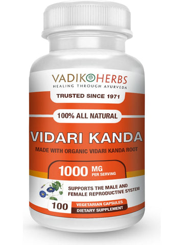Vidari Kanda, 100 ct, Vadik Herbs
