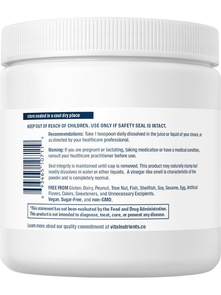 Vital Nutrients, Acetyl L-Carnitine Powder, 100 grams