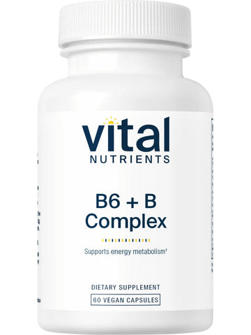 Vital Nutrients, B6 + B-Complex, 60 vegetarian capsules