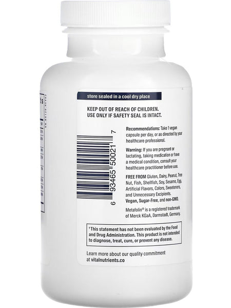 Vital Nutrients, B-Complex, 120 vegetarian capsules