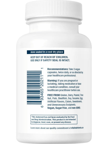 Vital Nutrients, BCQ, 60 vegetarian capsules