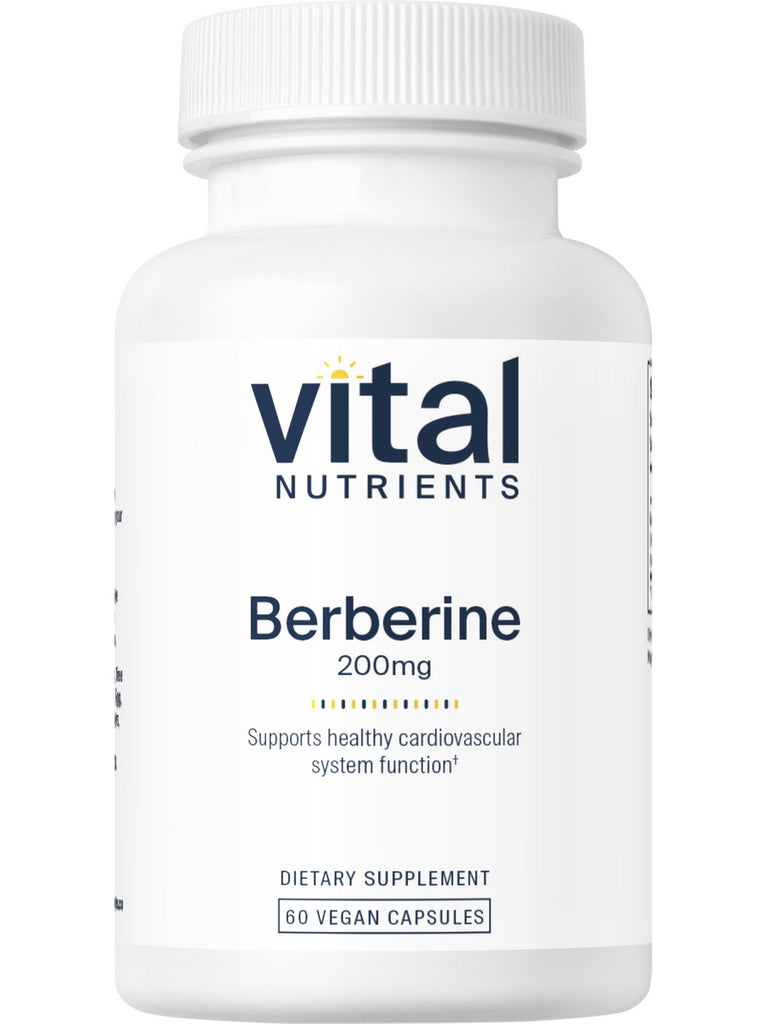 Vital Nutrients, Berberine 200mg, 60 vegetarian capsules