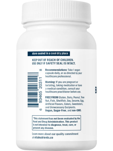 Vital Nutrients, Black Cohosh Extract 250mg, 60 vegetarian capsules