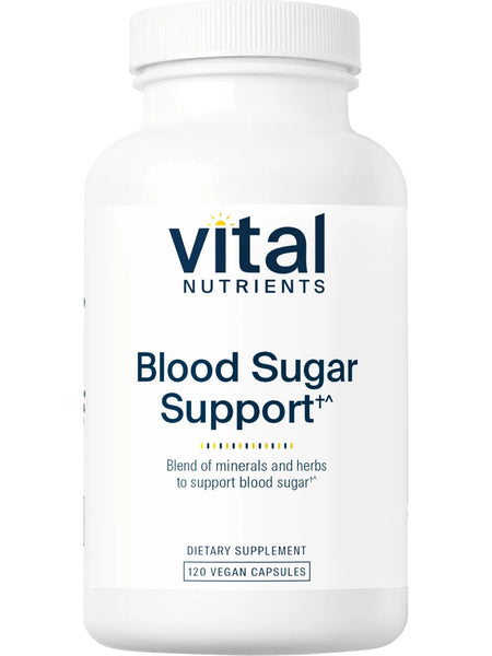 Vital Nutrients, Blood Sugar Support, 120 vegetarian capsules