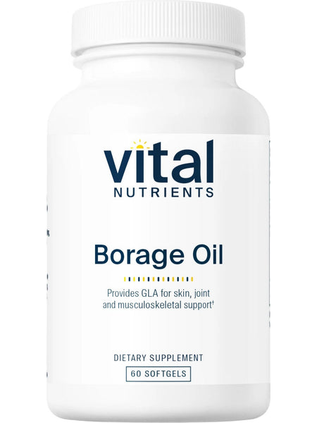 Vital Nutrients, Borage Oil, 60 softgels