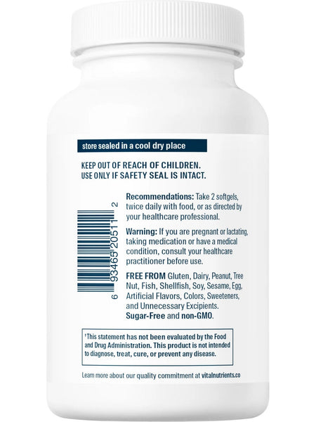 Vital Nutrients, Borage Oil, 60 softgels
