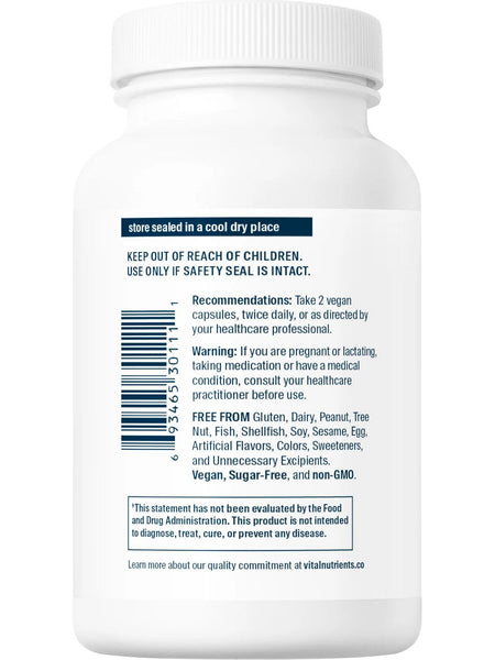 Vital Nutrients, Calcium (Citrate/Malate) 150mg, 100 vegetarian capsules
