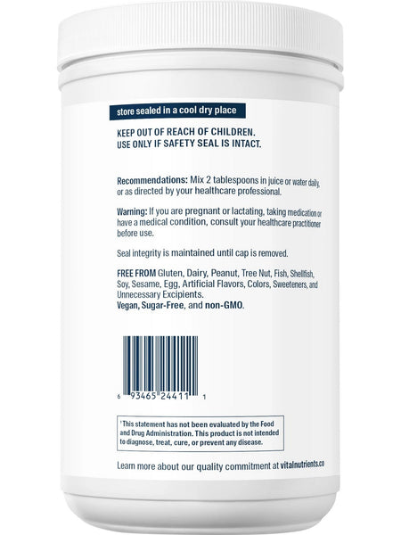 Vital Nutrients, Cellulose Fiber, 375 grams