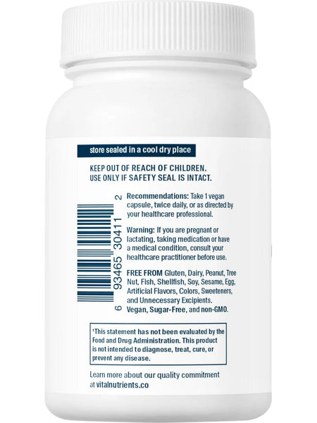 Vital Nutrients, Chromium (Polynicotinate) 200mcg, 90 vegetarian capsules