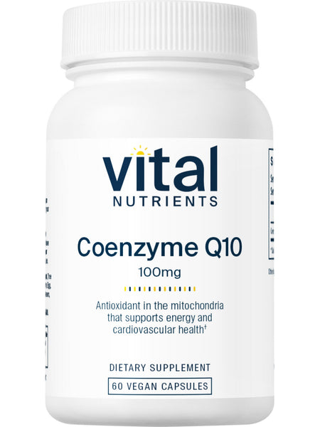 Vital Nutrients, CoEnzyme Q10 100mg, 60 vegetarian capsules