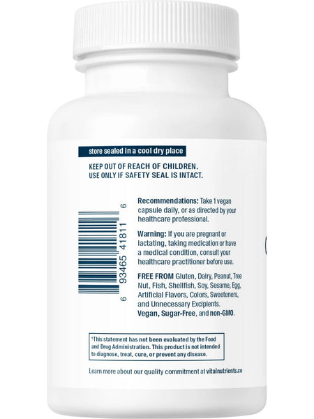Vital Nutrients, CoEnzyme Q10 200mg, 60 vegetarian capsules