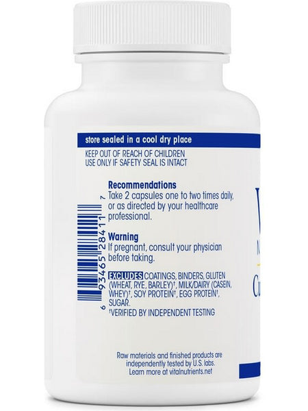 Vital Nutrients, Curcumin Extract 700mg (with Bioperine®), 60 vegetarian capsules