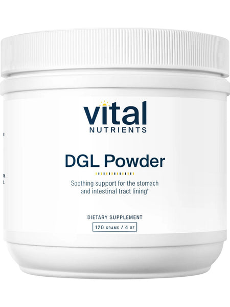 Vital Nutrients, DGL Powder, 120 grams