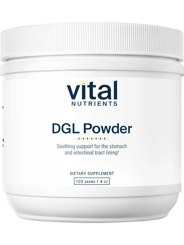 Vital Nutrients, DGL Powder, 120 grams