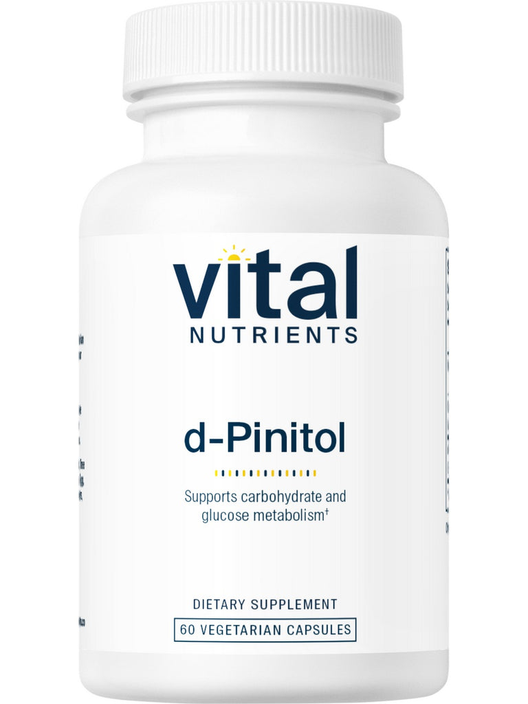 Vital Nutrients, d-Pinitol 600, 60 vegetarian capsules